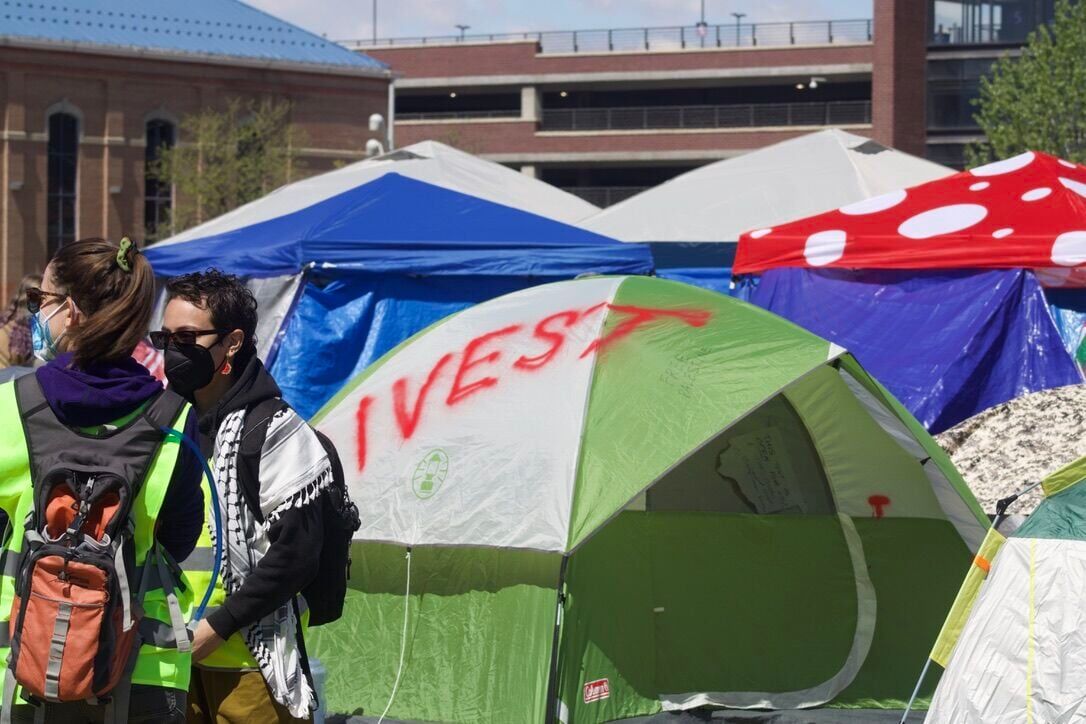 Pro-Palestinian protest at Auraria Campus in Denver (copy)