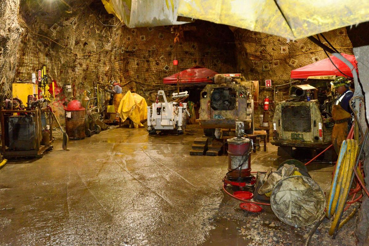 Equipment maintenance area in the Pinyon Plain Mine.jpg