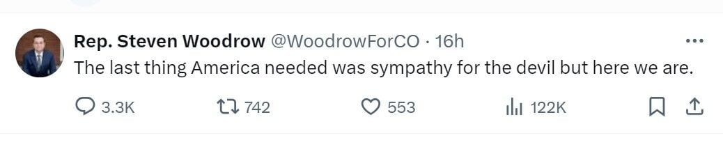 Steven Woodrow tweet