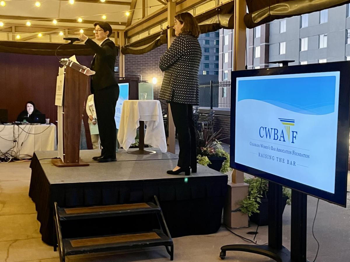 Justice Monica Marquez accepts legal award