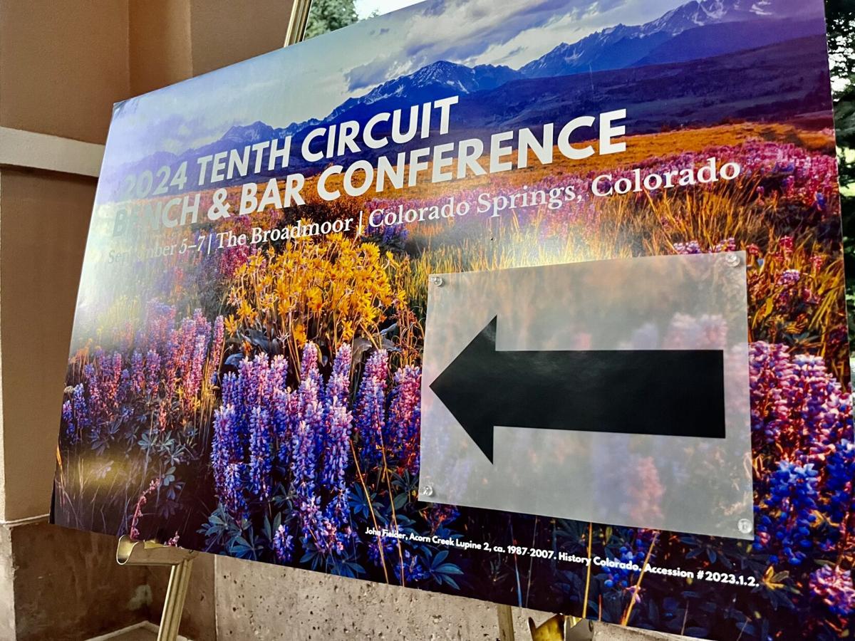 Bench & Bar Conference sign