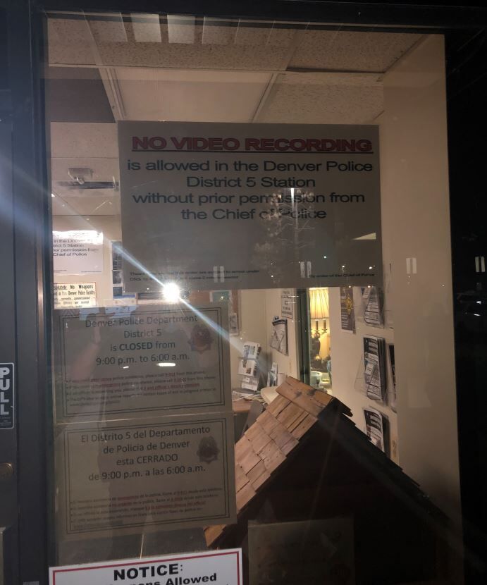 No recording sign