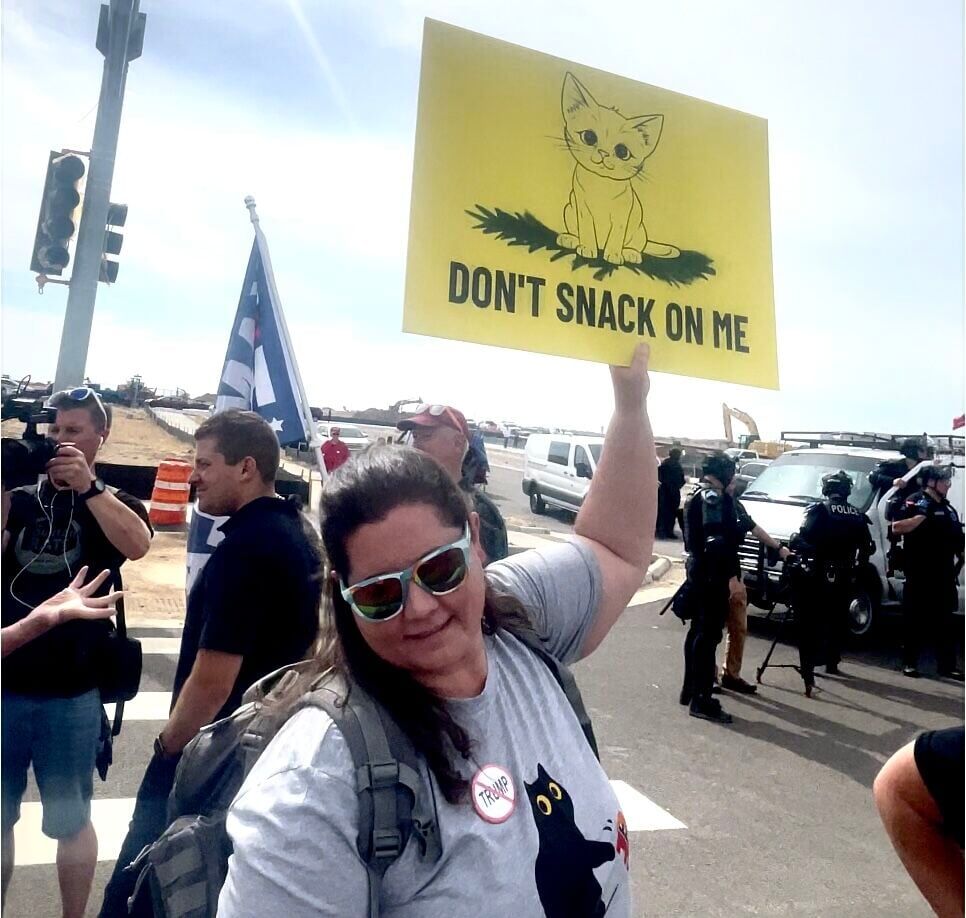 Trump rally protesters