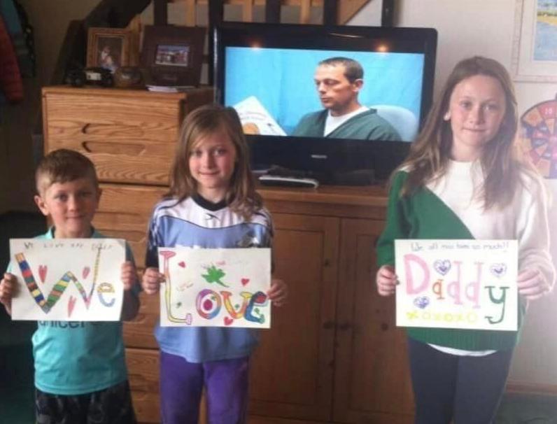 Michael Clark's family