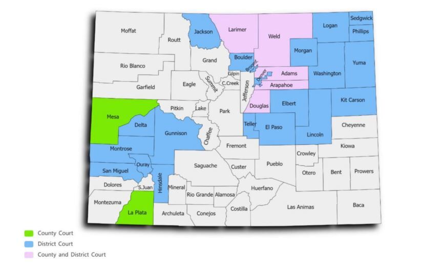 Additional judges map