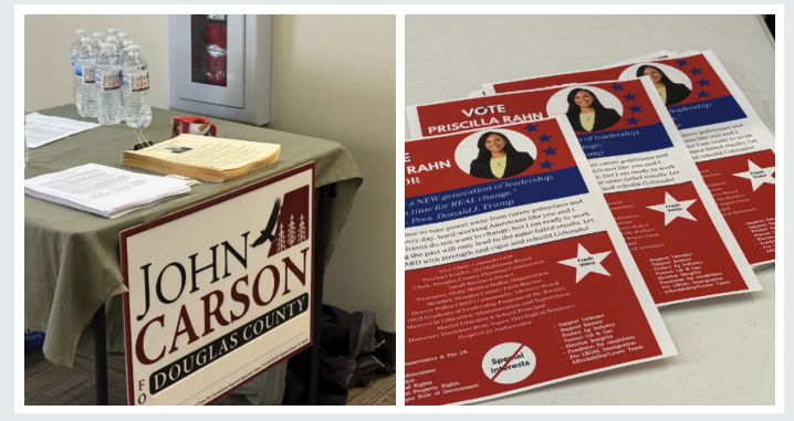 Campaign materials for SD30 candidates