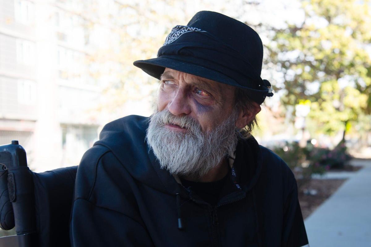 Van Laffoon lived on the street in a small area of downtown Denver, Colo