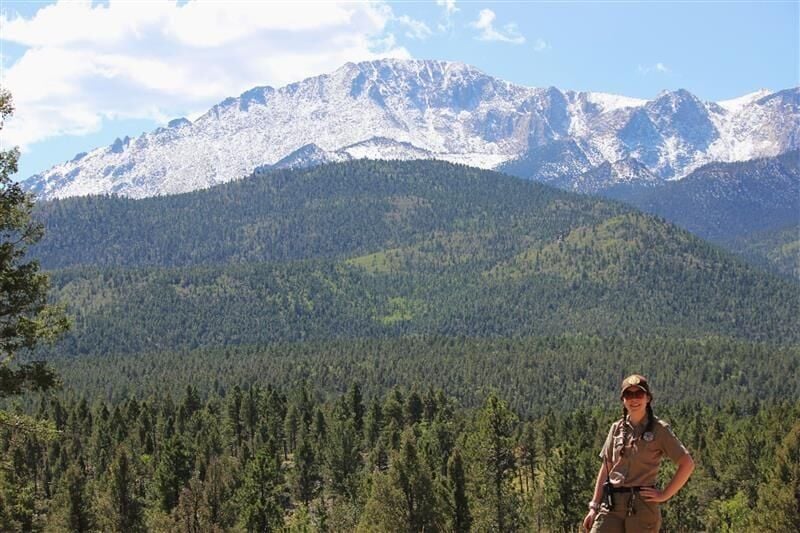 Mikayla Moors in Rocky Mountain National Park