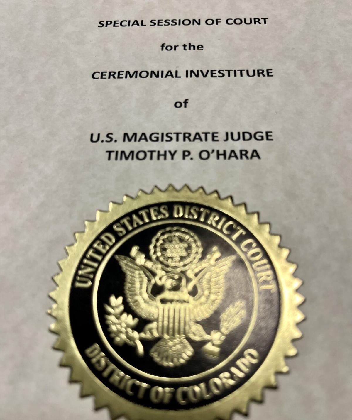 Tim O'Hara investiture program