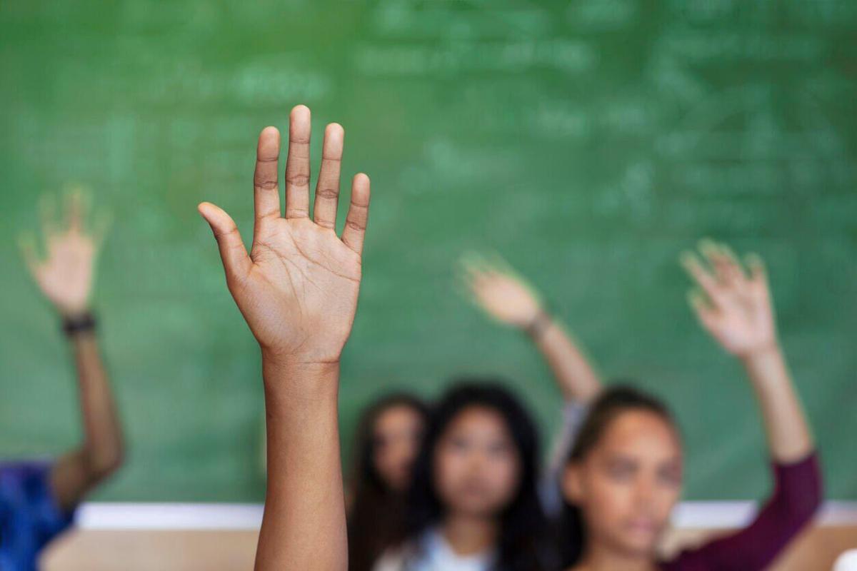 Students in a classroom
