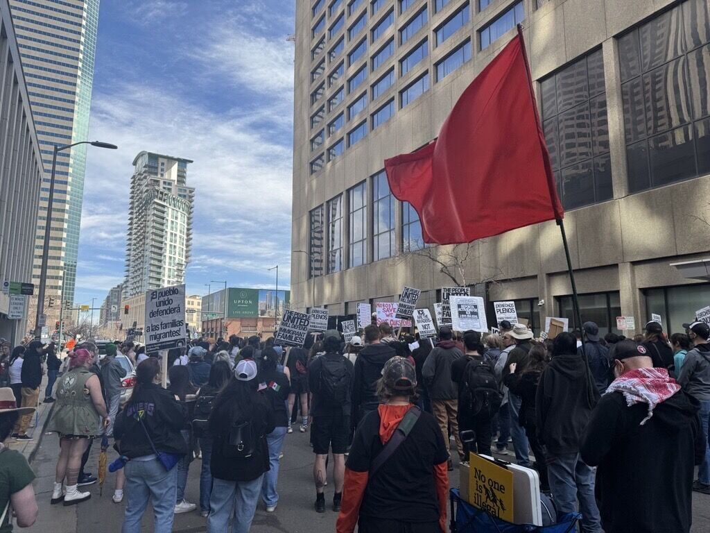 "Stand With Immigrants" rally in Denver