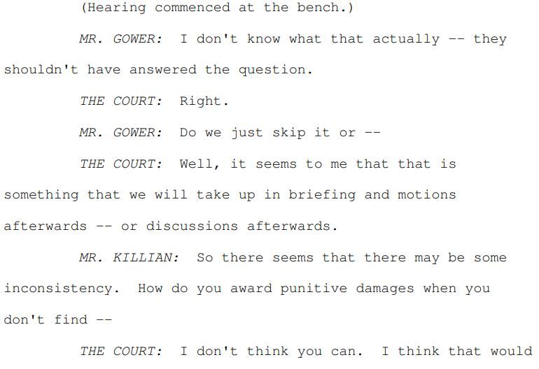 Culp v. Remington transcript