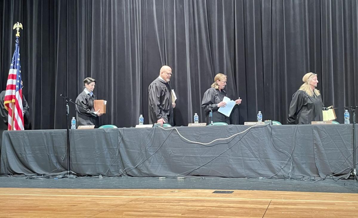 Supreme Court justices at Falcon High School