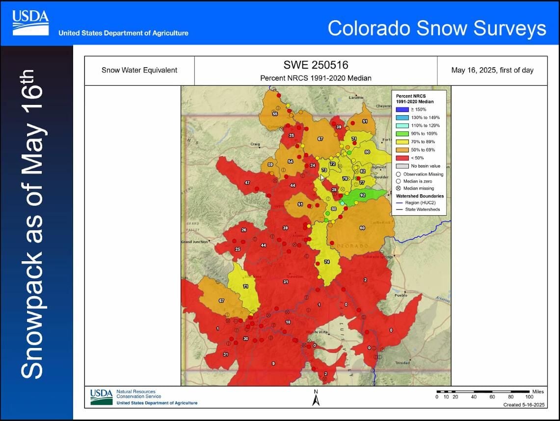 Snowpack May 2025