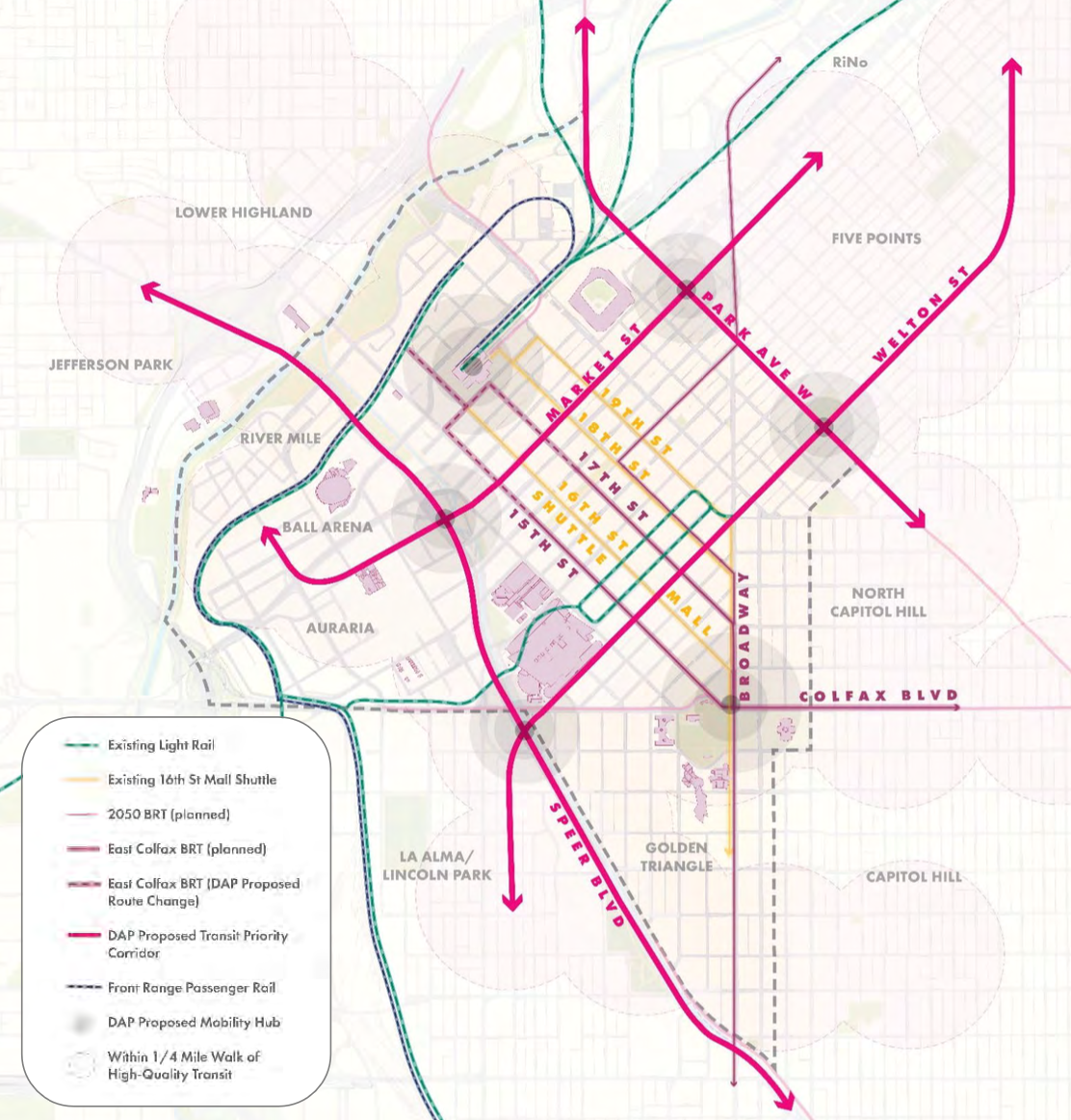 transit corridors