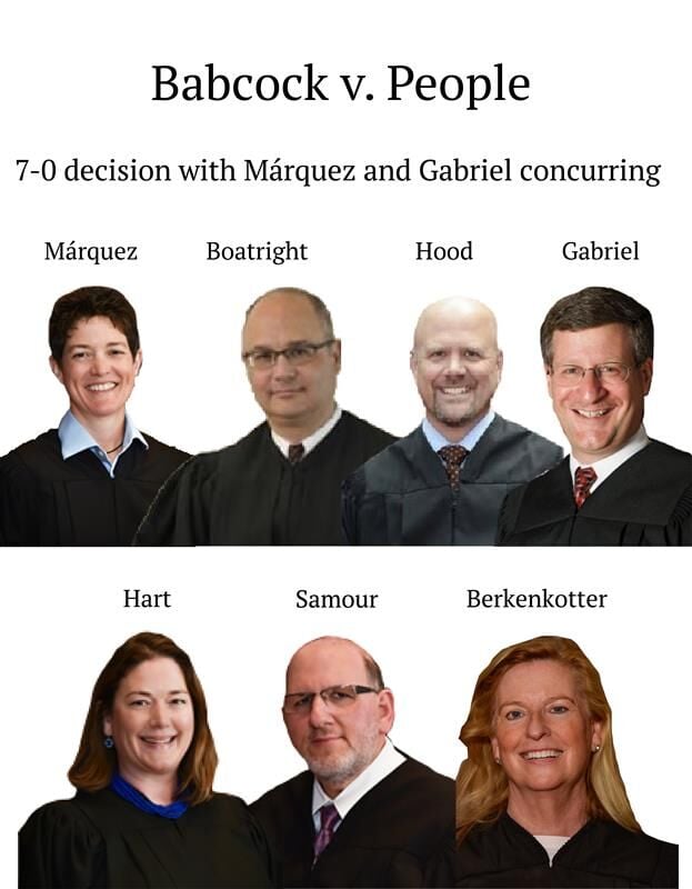 Babcock v. People