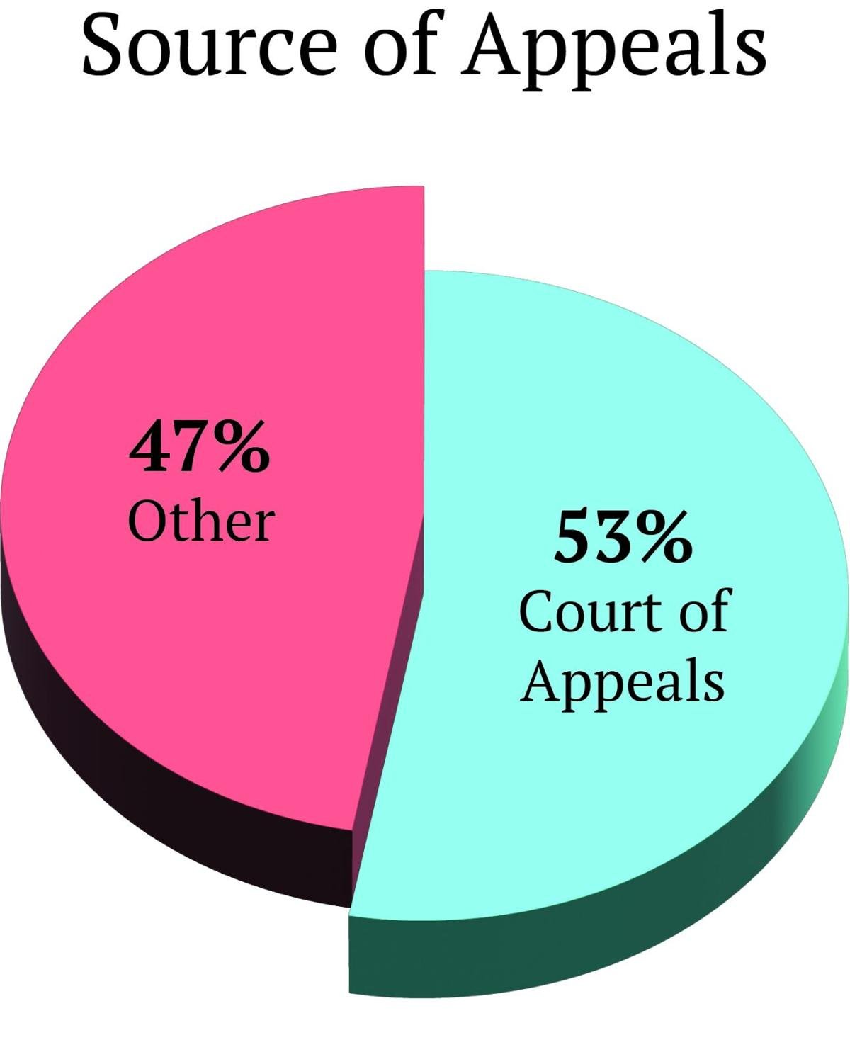 Source of appeals 2025