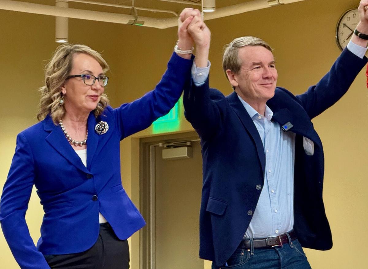 ‘Be courageous’: Gabby Giffords talks gun violence prevention with Colorado Democrats | TRAIL MIX