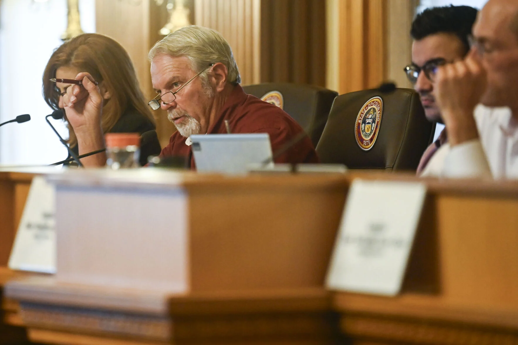 Senate committee advances bills to shift wolf program funds, proposal on governor’s budget authority