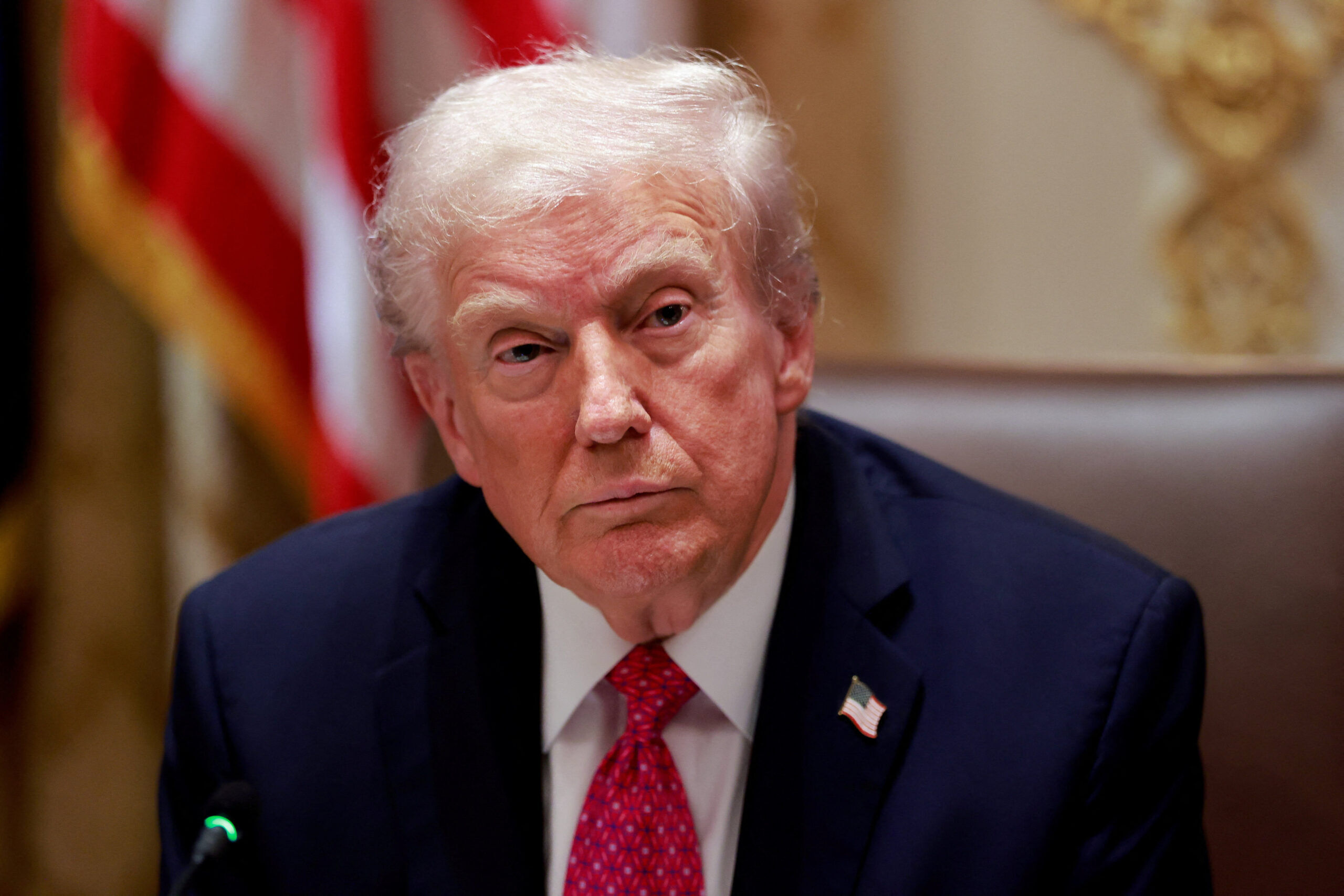 Trump hosts Senate Republicans at renovated White House as the shutdown drags into fourth week