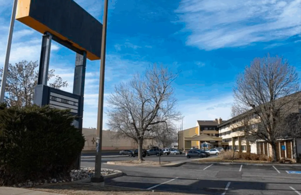 a former hotel turned homeless shelter
