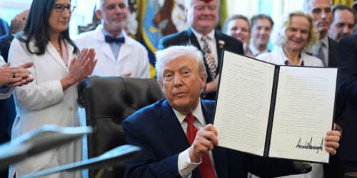 Trump signs executive order that could reclassify marijuana as a less dangerous