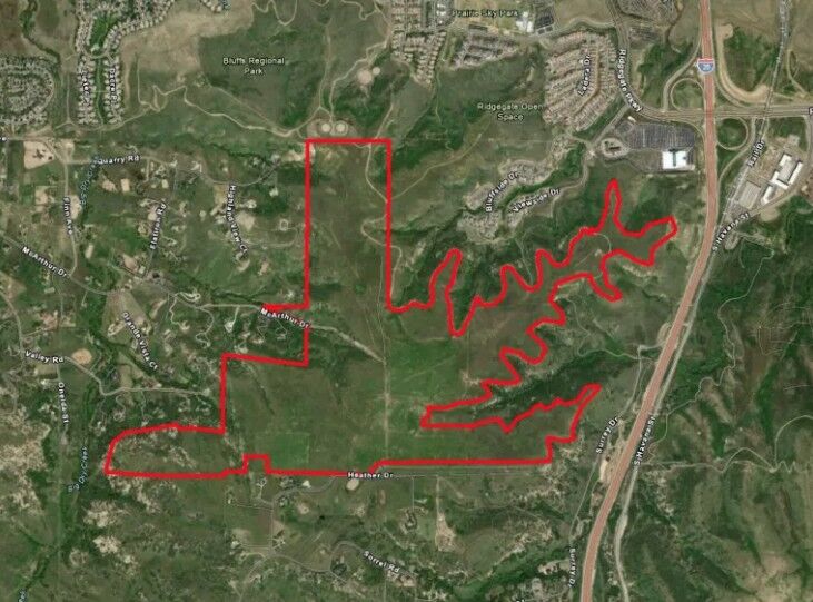 Map showing the proposed Hillcamp development in Lone Tree. Courtesy photo