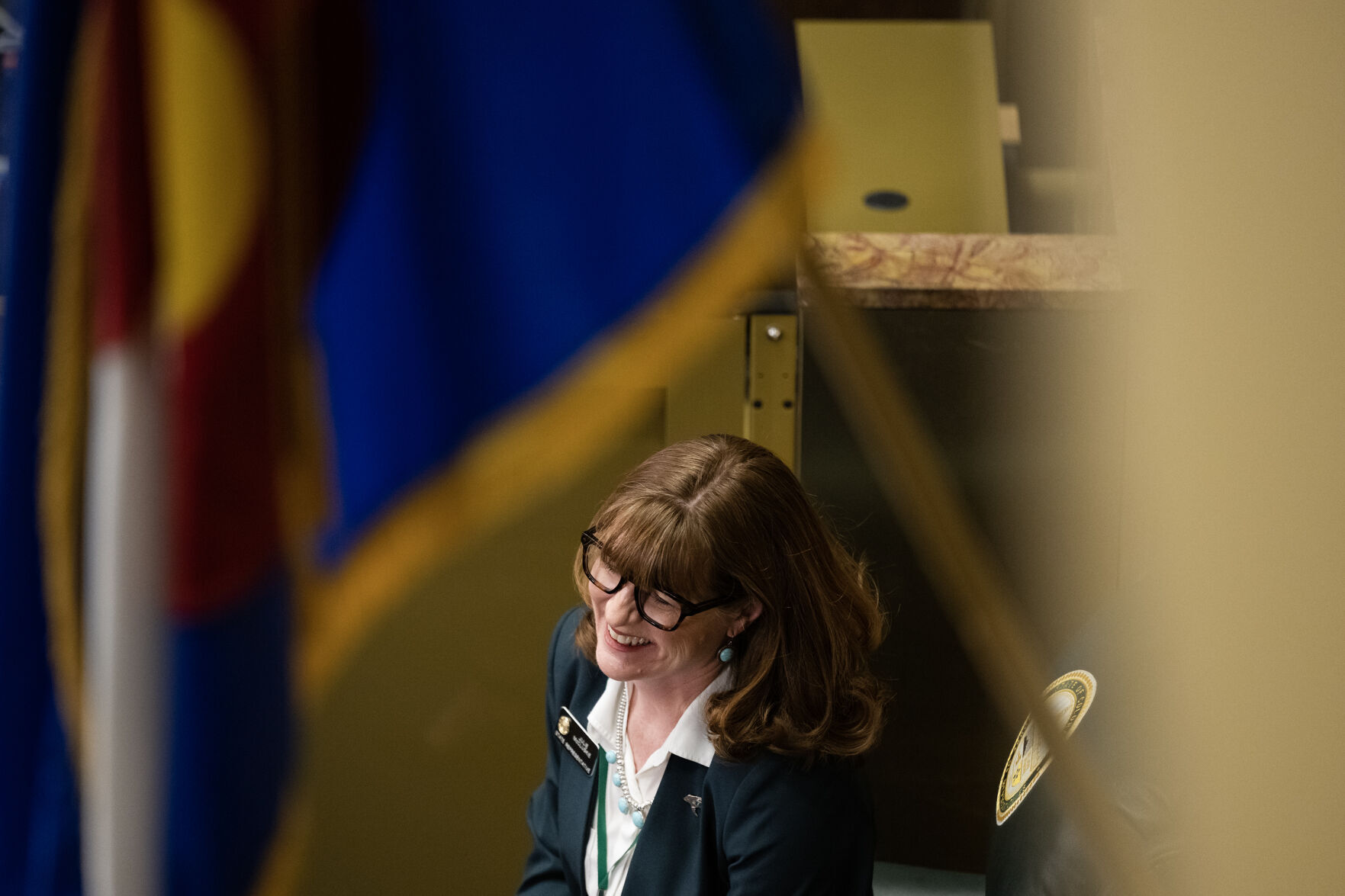 Speaker of the Colorado House of Representatives Julie McCluskie. (Timothy Hurst/The Gazette)
