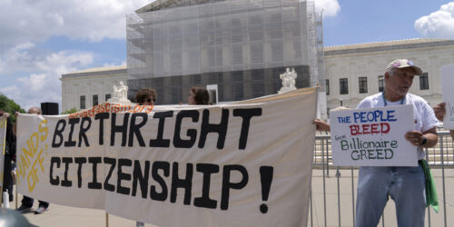 Trump allies urge Supreme Court to uphold his birthright citizenship order