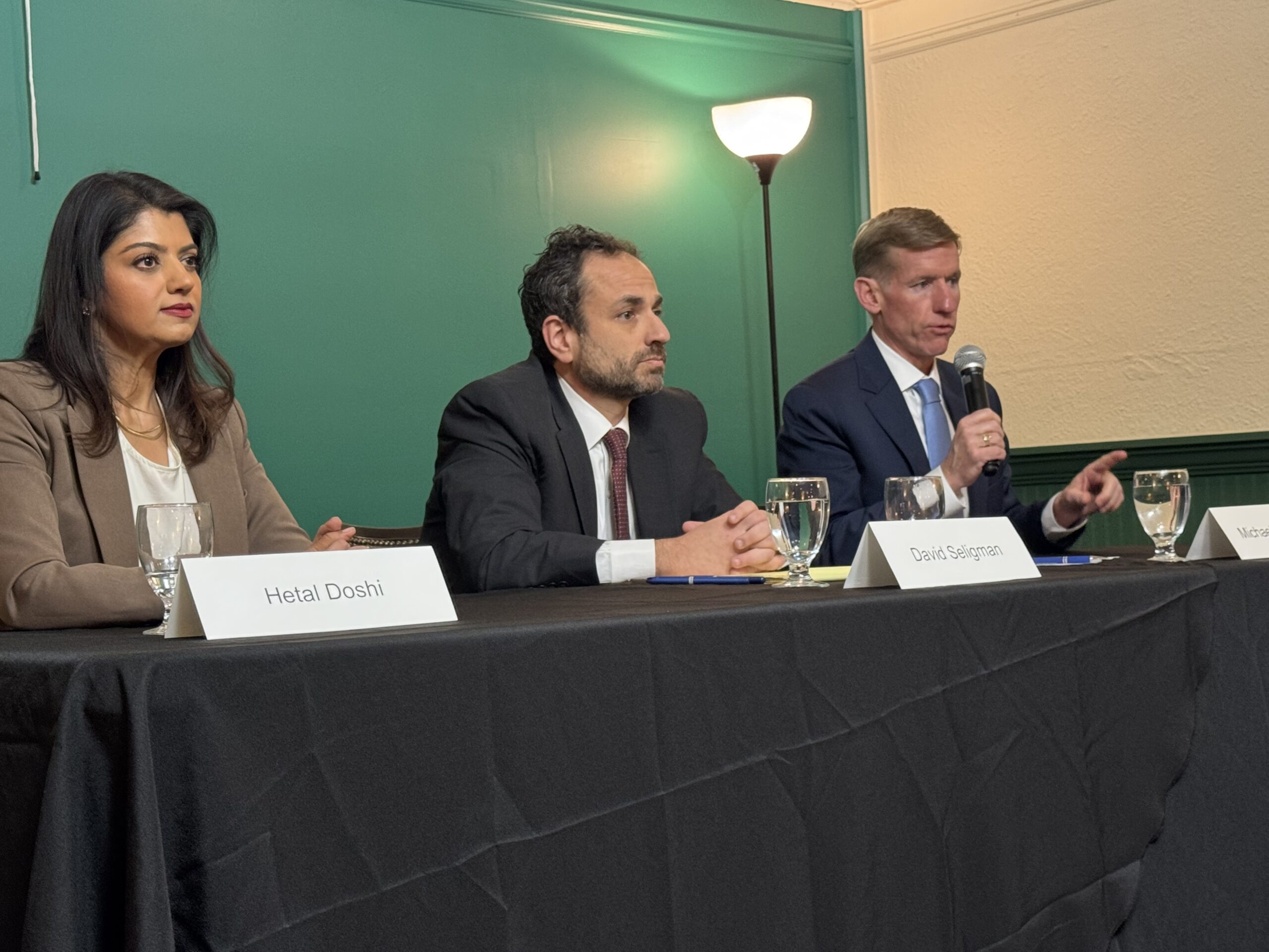 ‘The people’s lawyer should show up,’ Democratic AG candidates say as Griswold misses forum