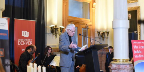 Holocaust survivors, DU officials announce endowed antisemitism professorship