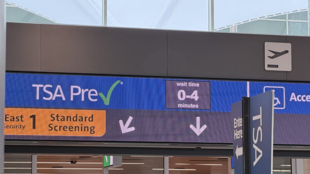 air port security screening area