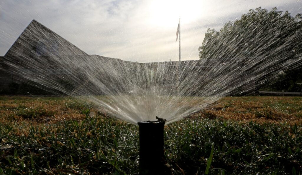 a sprinkler head