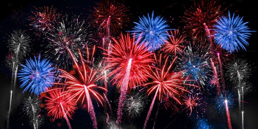 4th of July fireworks.