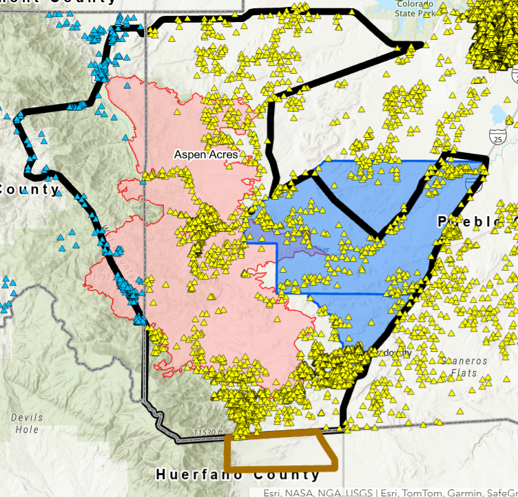 A map of where residents may return.