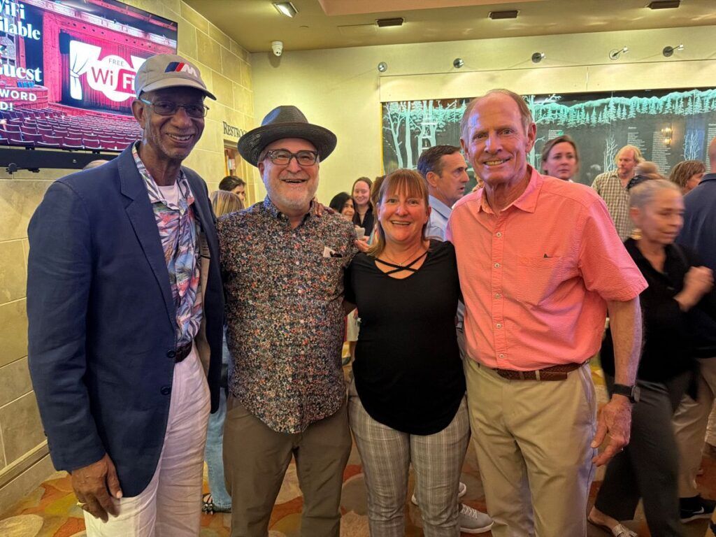 From left: Moses Brewer, Gary Steuer, Hillary Harding and Skip Netzorg. (Photos by Pat Smith, Special to Colorado Politics)