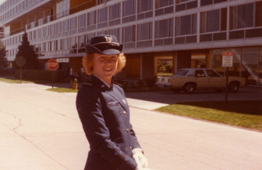 Kathleen Kornahrens was in the first class at the Air Force Academy to accept women. She graduated in 1980. Courtesy Kathleen Kornahrens